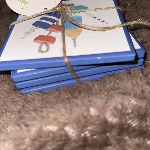 Sara fitz 4 ceramic coasters - Picture 3 of 7